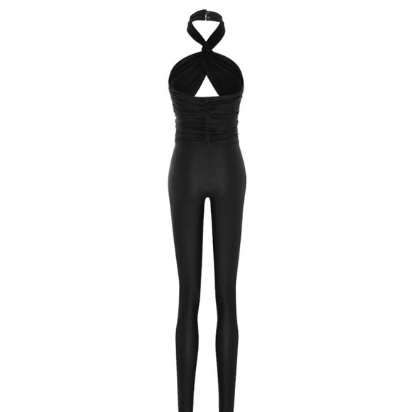 MAEVE - NWT - Lycra Halter Jumpsuit - Picture 4 of 6